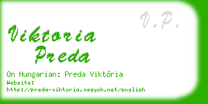 viktoria preda business card
